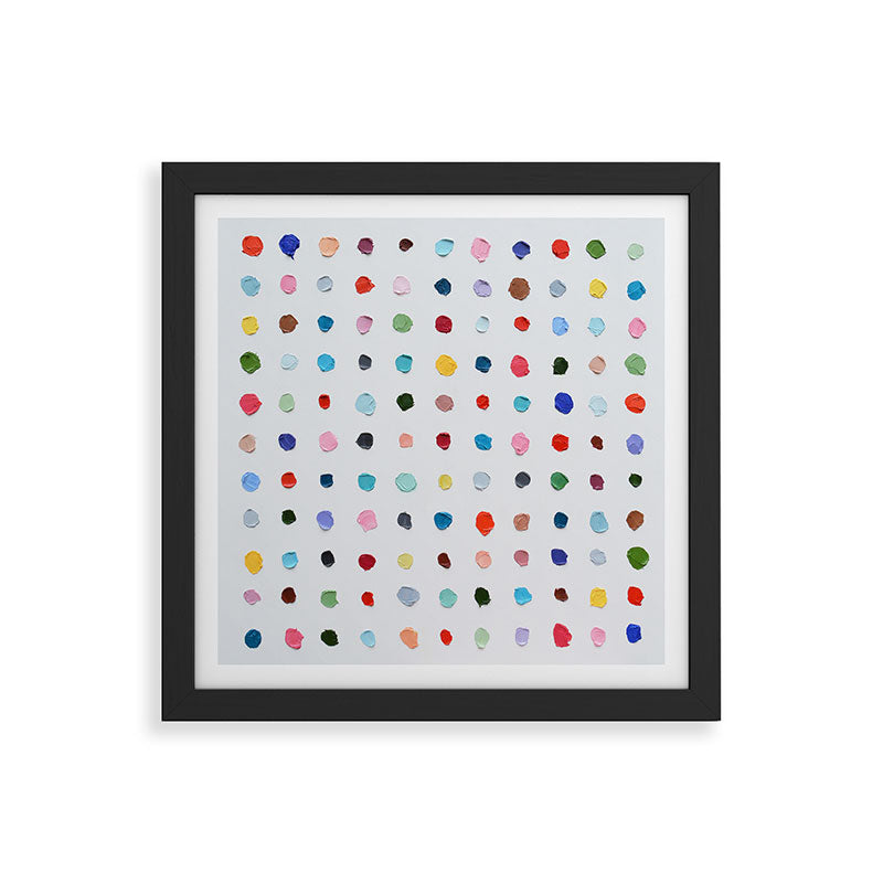 Infinite Polka Daubs Framed Art Print Gallery Image 50