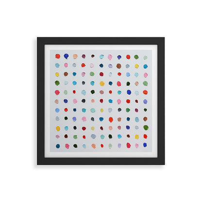 Infinite Polka Daubs Framed Art Print Gallery Image 50