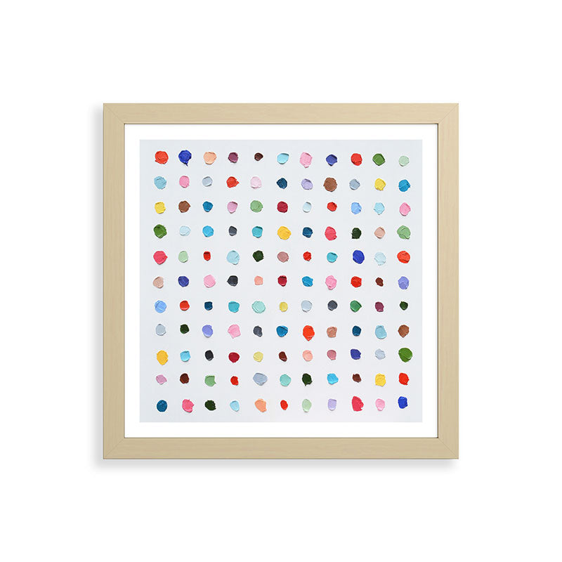 Infinite Polka Daubs Framed Art Print Gallery Image 71
