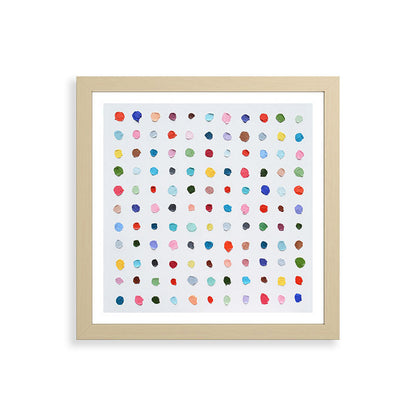 Infinite Polka Daubs Framed Art Print Gallery Image 71