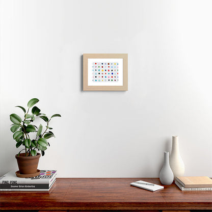 Infinite Polka Daubs Framed Art Print Gallery Image 61