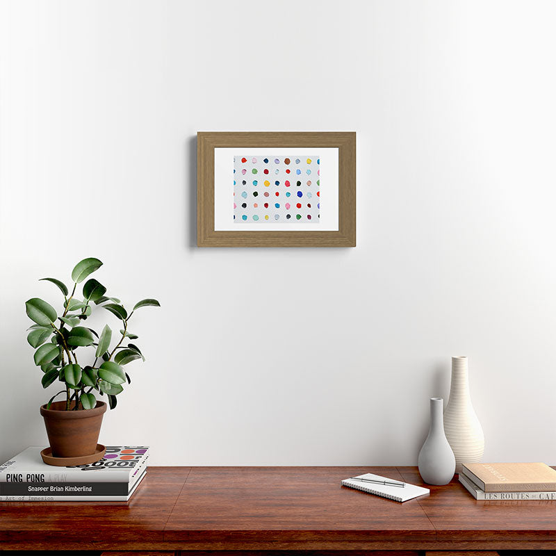 Infinite Polka Daubs Framed Art Print Gallery Image 52