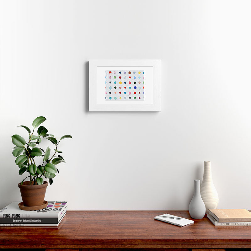 Infinite Polka Daubs Framed Art Print Gallery Image 72