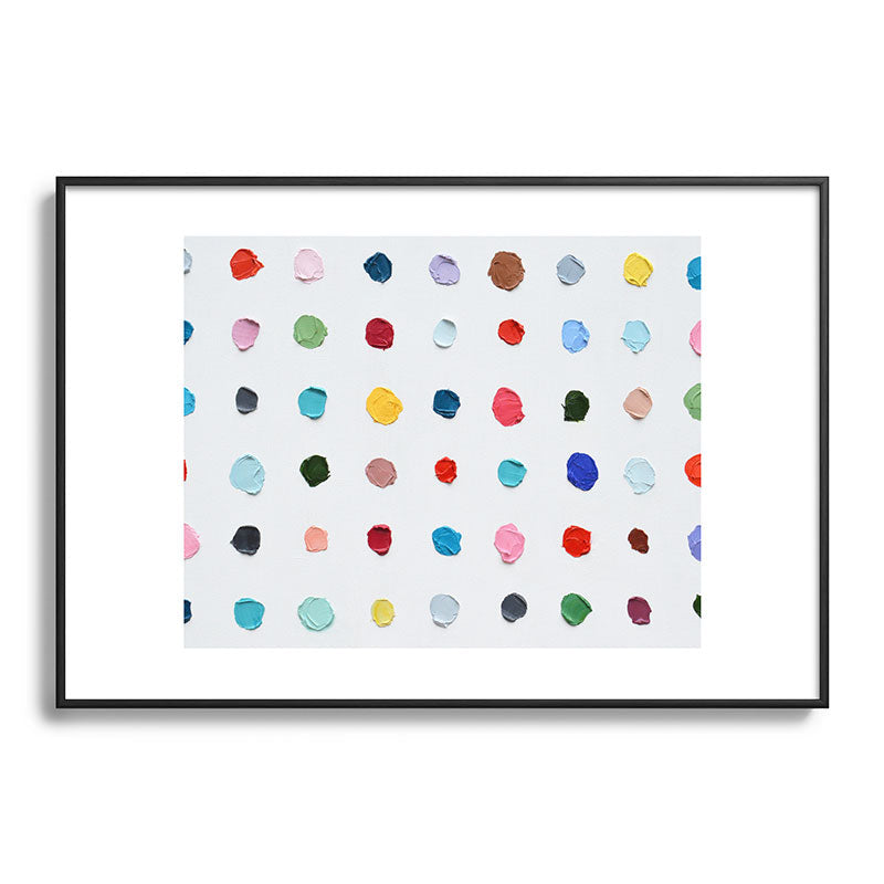 Infinite Polka Daubs Framed Art Print Gallery Image 113