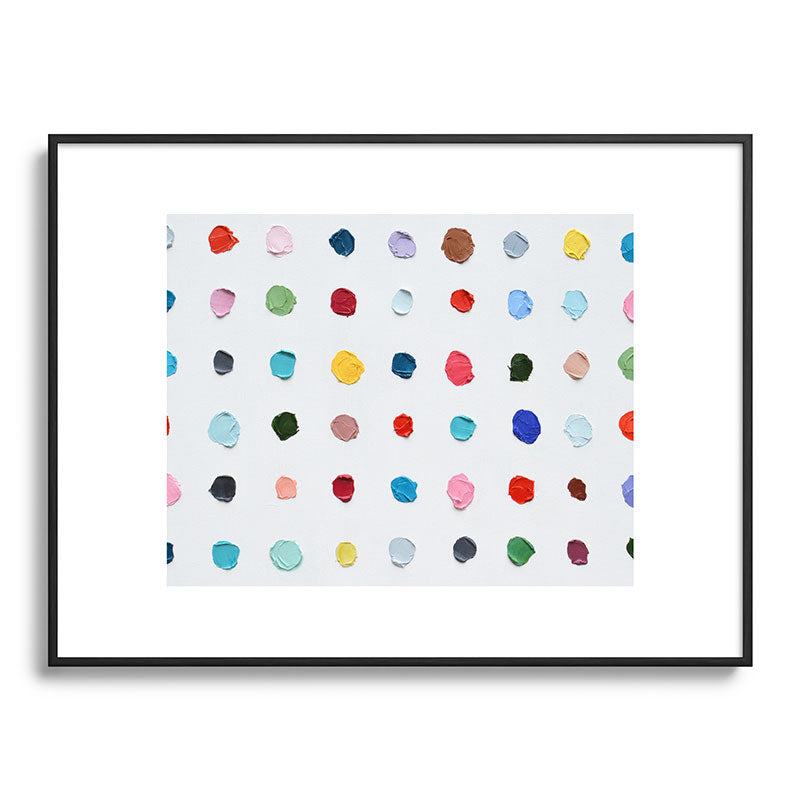 Infinite Polka Daubs Framed Art Print Gallery Image 115