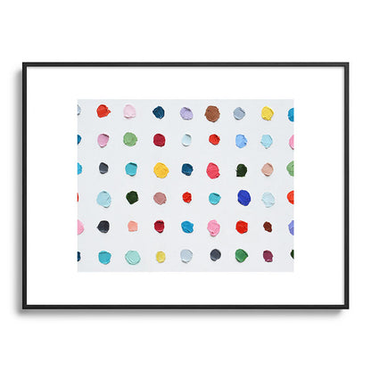 Infinite Polka Daubs Framed Art Print Gallery Image 115