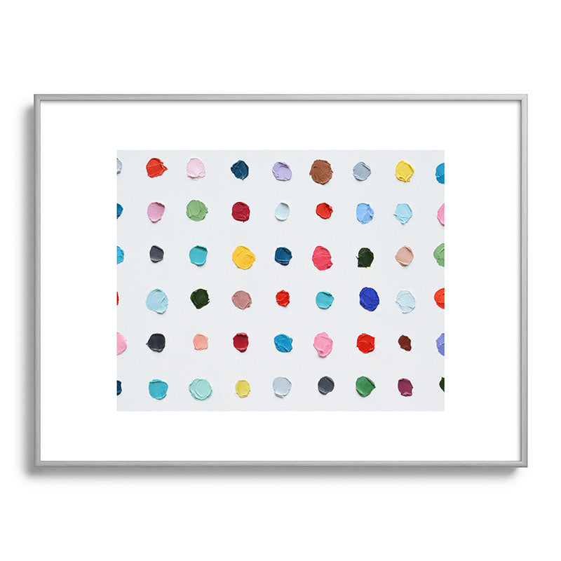 Infinite Polka Daubs Framed Art Print Gallery Image 134