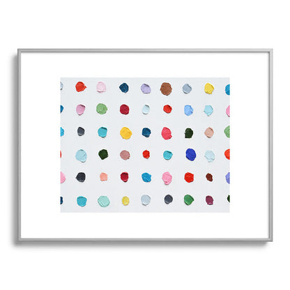 Infinite Polka Daubs Framed Art Print Gallery Image 135
