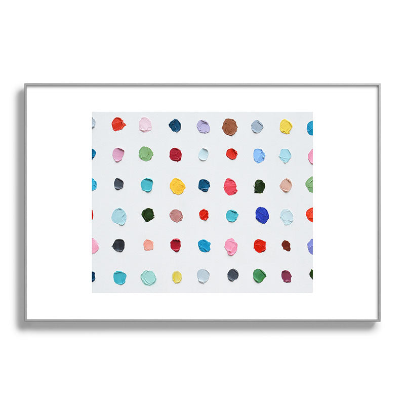 Infinite Polka Daubs Framed Art Print Gallery Image 137