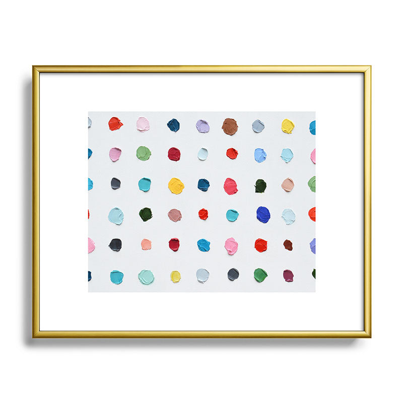 Infinite Polka Daubs Framed Art Print Gallery Image 120