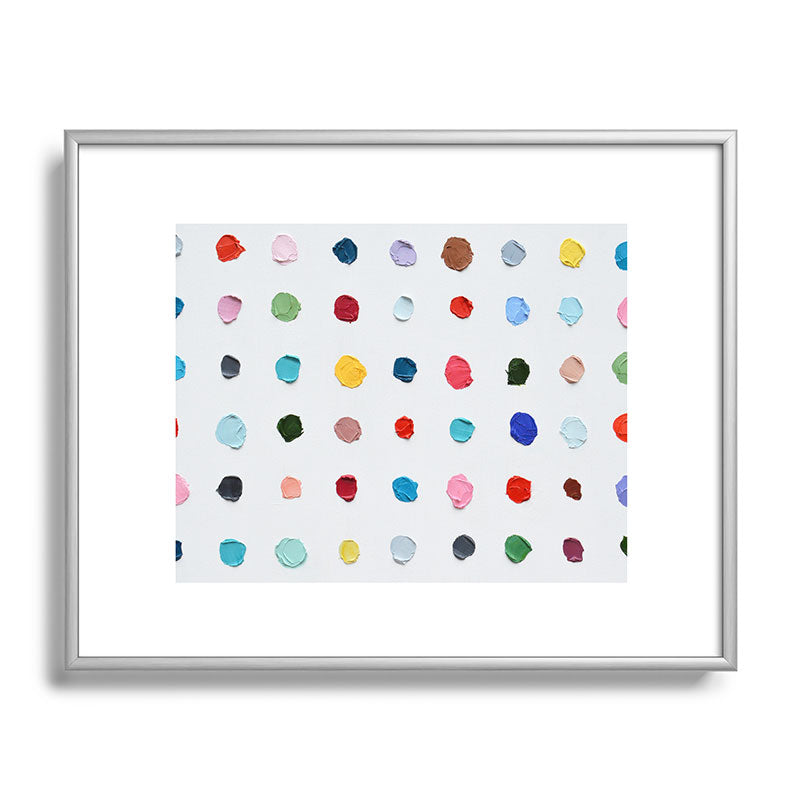 Infinite Polka Daubs Framed Art Print Gallery Image 131