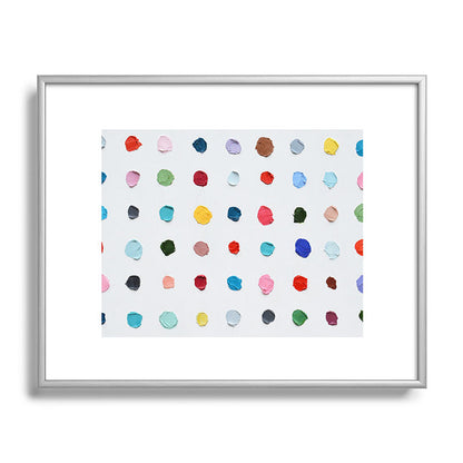 Infinite Polka Daubs Framed Art Print Gallery Image 131