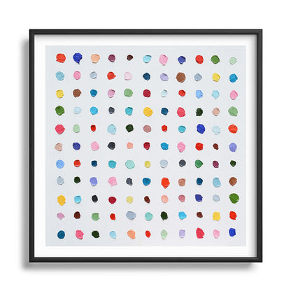 Infinite Polka Daubs Framed Art Print Gallery Image 122