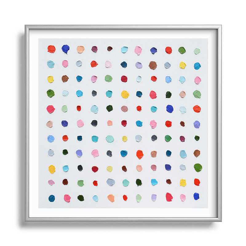 Infinite Polka Daubs Framed Art Print Gallery Image 140