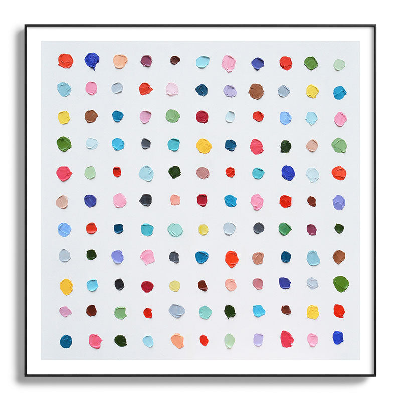 Infinite Polka Daubs Framed Art Print Gallery Image 130