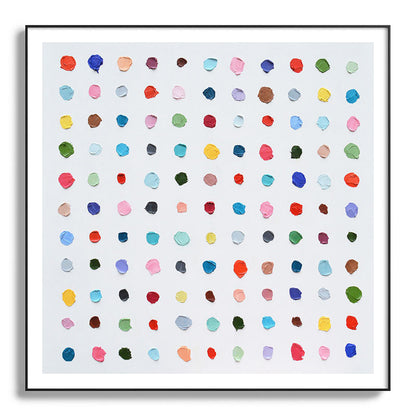 Infinite Polka Daubs Framed Art Print Gallery Image 130