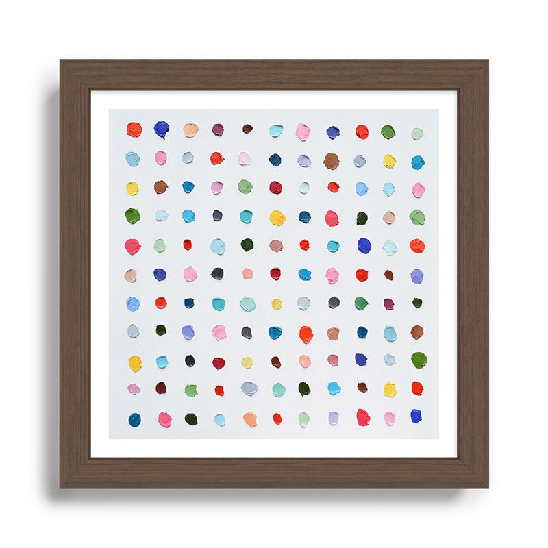 Infinite Polka Daubs Framed Art Print Gallery Image 13
