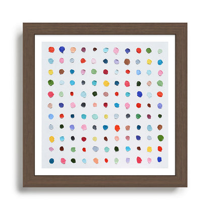 Infinite Polka Daubs Framed Art Print Gallery Image 13