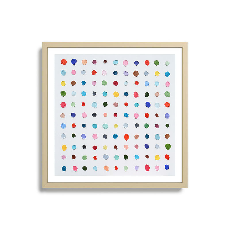 Infinite Polka Daubs Framed Art Print Gallery Image 27