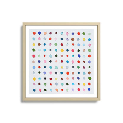 Infinite Polka Daubs Framed Art Print Gallery Image 27