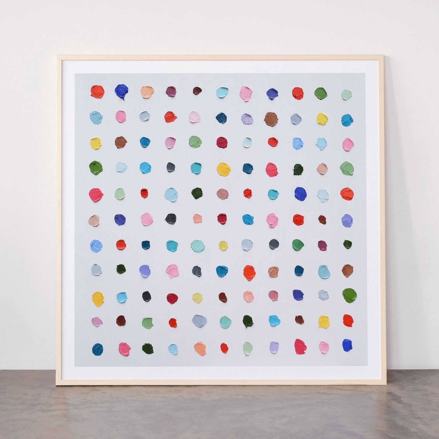 Infinite Polka Daubs Framed Art Print Gallery Image 33