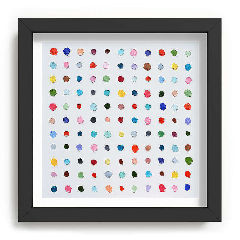 Infinite Polka Daubs Framed Art Print Gallery Image 90