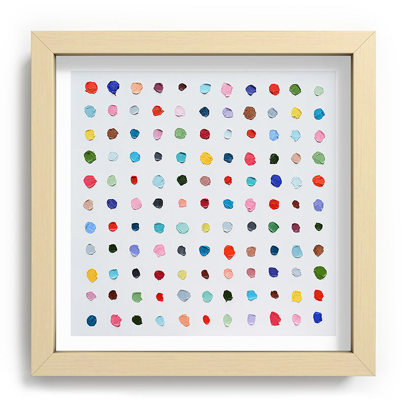Infinite Polka Daubs Framed Art Print Gallery Image 106