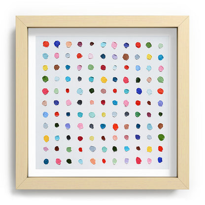 Infinite Polka Daubs Framed Art Print Gallery Image 106