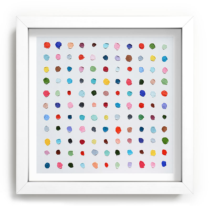 Infinite Polka Daubs Framed Art Print Gallery Image 114
