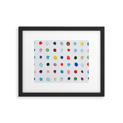 Infinite Polka Daubs Framed Art Print Gallery Image 1