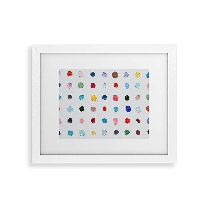 Infinite Polka Daubs Framed Art Print Gallery Image 74