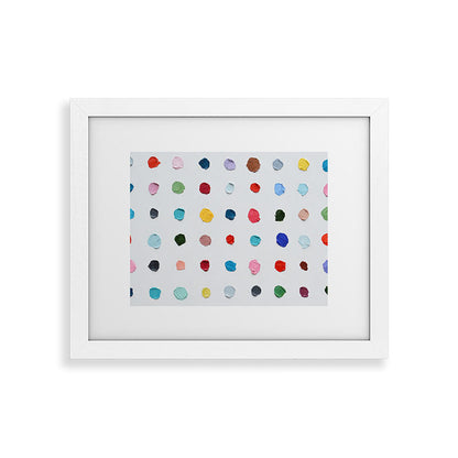 Infinite Polka Daubs Framed Art Print Gallery Image 70