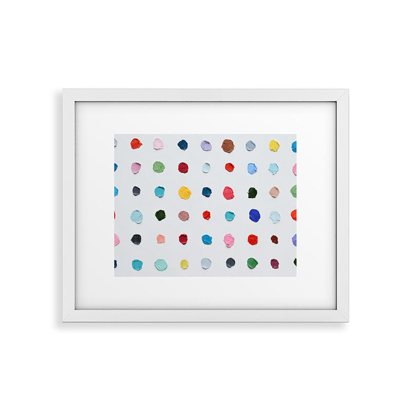 Infinite Polka Daubs Framed Art Print Gallery Image 31