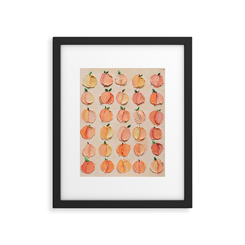 Peachy Keen Framed Art Print Gallery Image 1