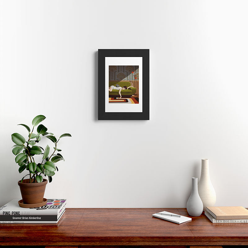 Waiting Game Framed Art Print Gallery Image 31