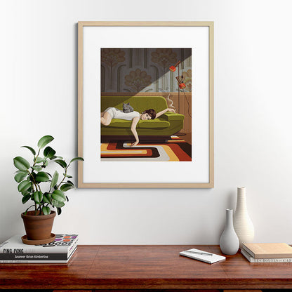 Waiting Game Framed Art Print Gallery Image 49