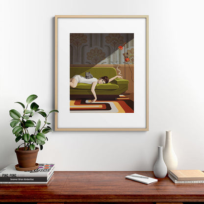 Waiting Game Framed Art Print Gallery Image 21