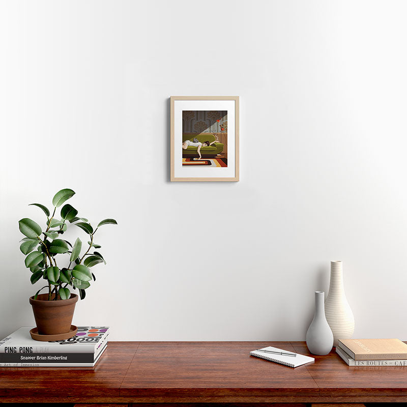 Waiting Game Framed Art Print Gallery Image 16