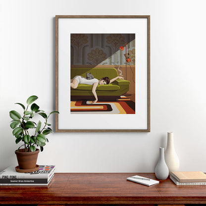 Waiting Game Framed Art Print Gallery Image 14