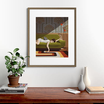 Waiting Game Framed Art Print Gallery Image 42