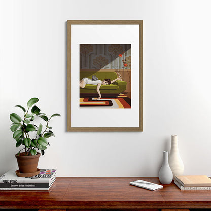 Waiting Game Framed Art Print Gallery Image 41