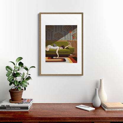 Waiting Game Framed Art Print Gallery Image 13