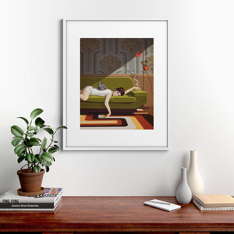 Waiting Game Framed Art Print Gallery Image 28