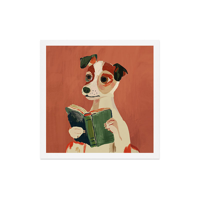 The Bookish Dog Art Print Gallery Image 5