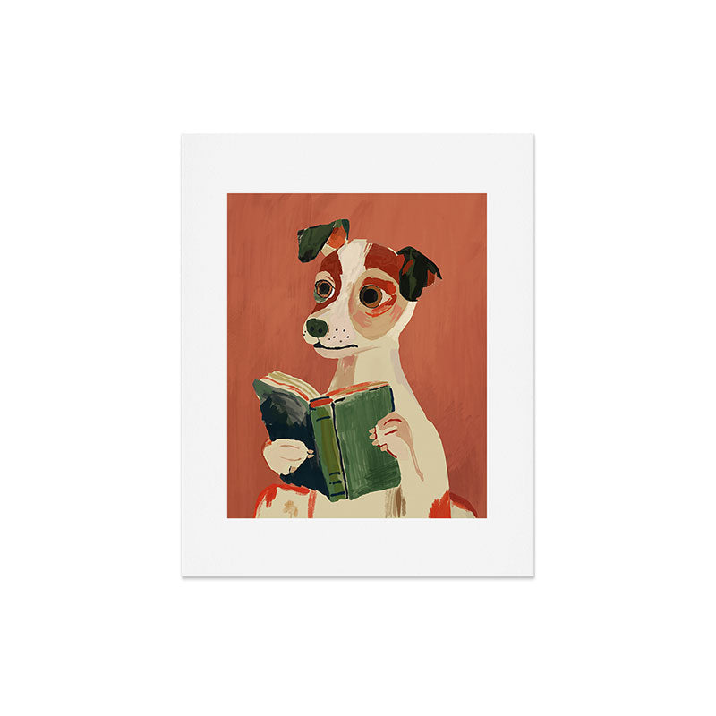 The Bookish Dog Art Print Gallery Image 6