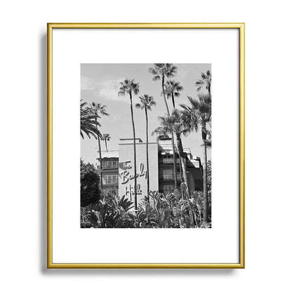 Beverly Hills Hotel, California black and white photograph / black and white photography Framed Art Print Gallery Image 120