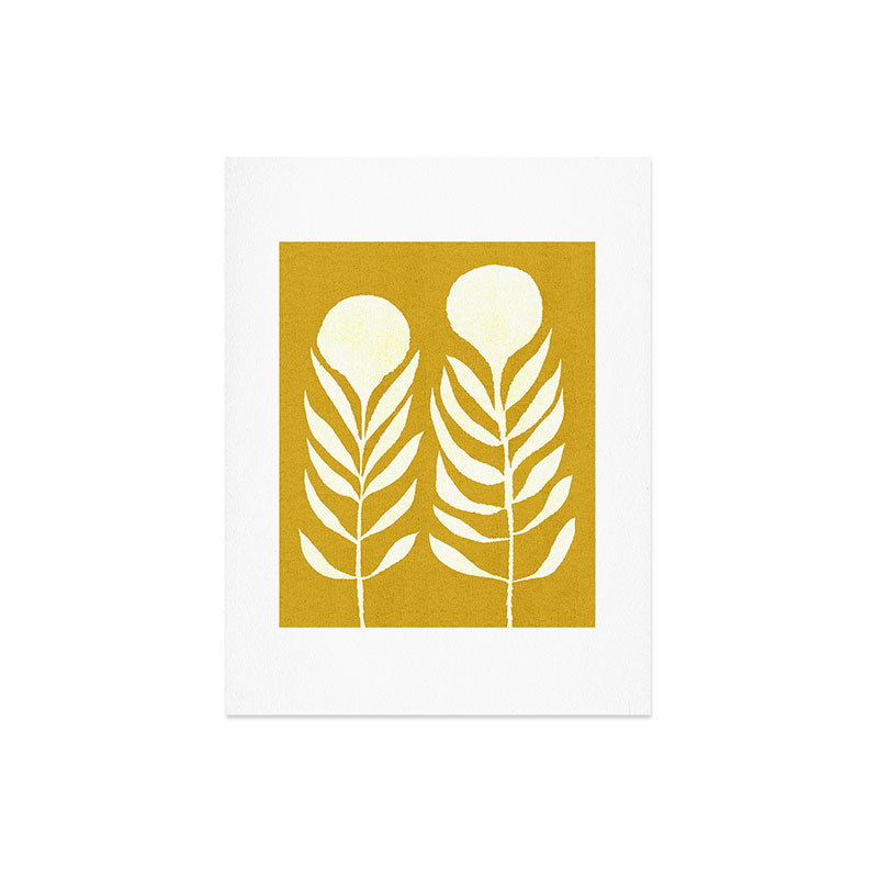 Flower 013-yellow Art Print Gallery Image 4