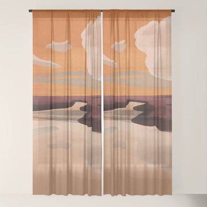 Abstract Art Landscape 70 Window Curtain Gallery Image 18