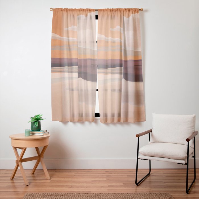 Abstract Art Landscape 70 Window Curtain Gallery Image 11