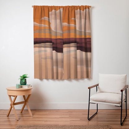 Abstract Art Landscape 70 Window Curtain Gallery Image 7